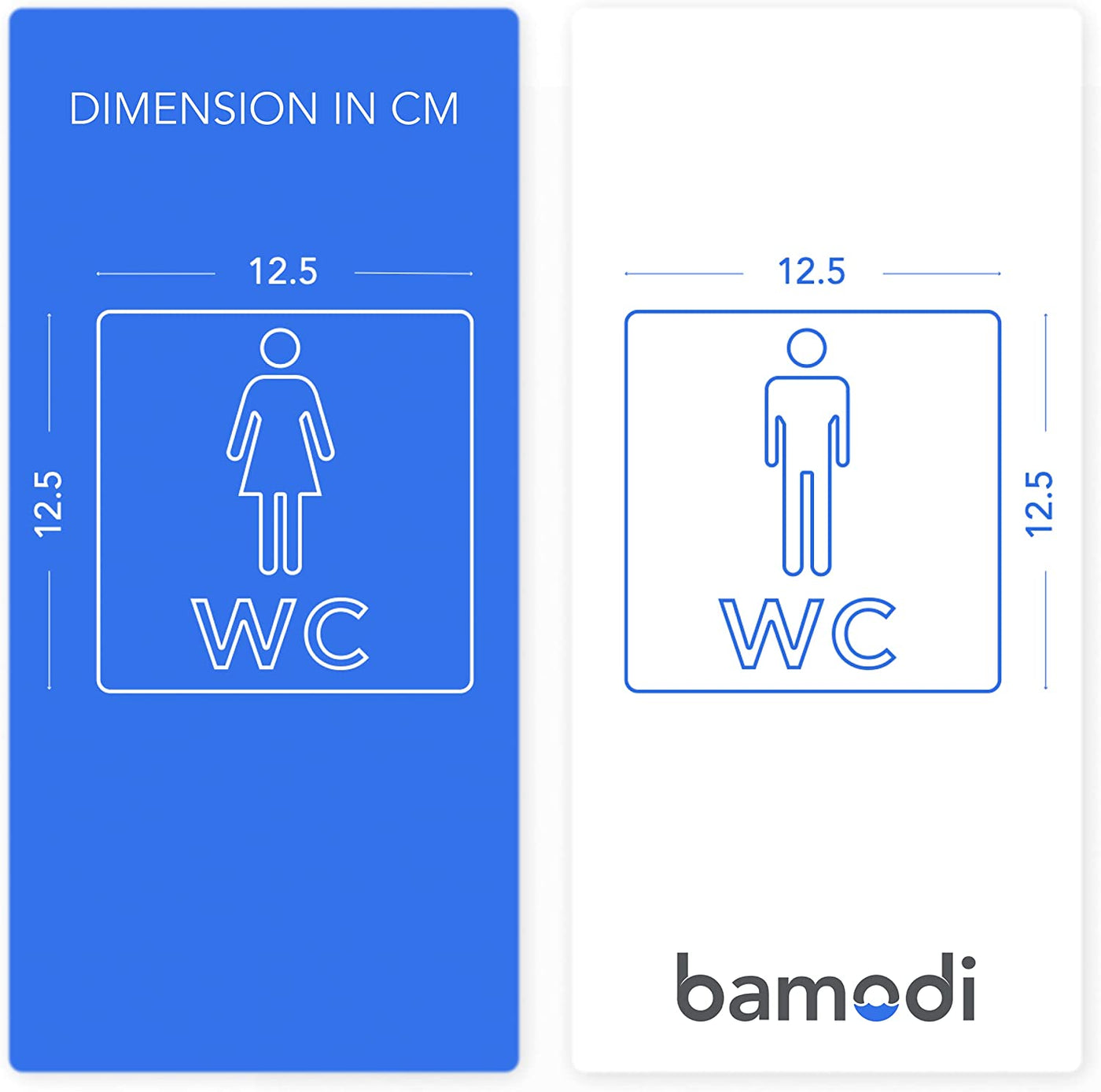 XXL WC-Schild