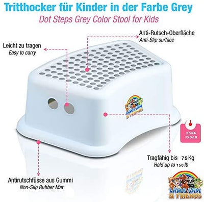 Einstufiger Tritthocker für Kinder