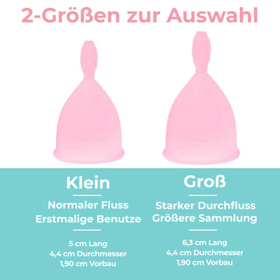 Menstruationstassen [2 Stück]