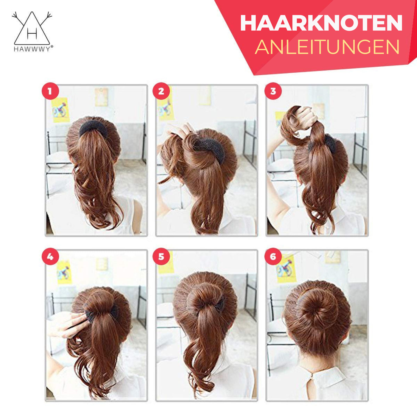 Hair Bun Maker Set [12 Stück]